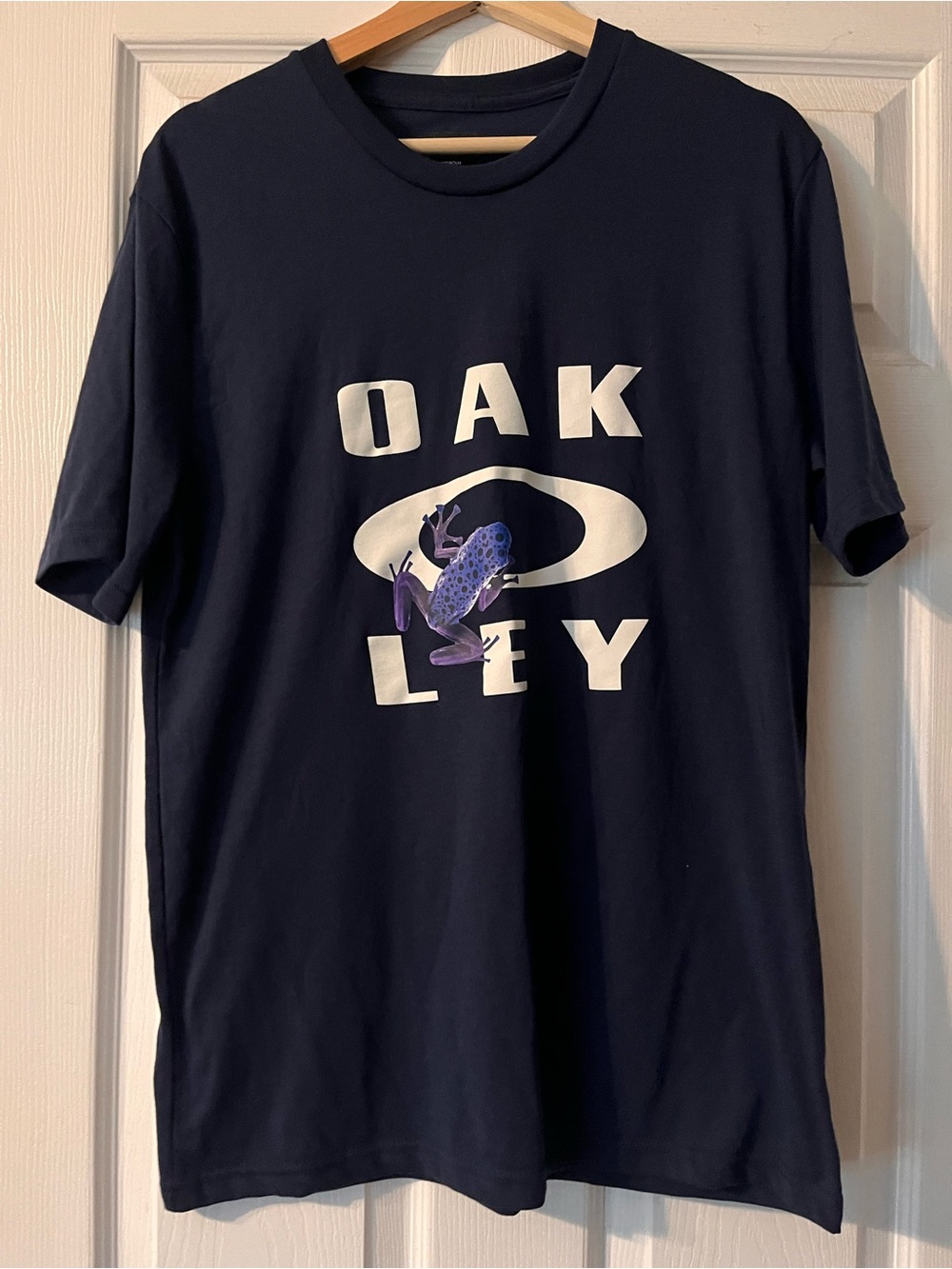 Oakley Ladies Navy Graphic Logo Tee